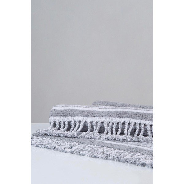 Sivá bavlnená kúpeľňová predložka Foutastic Martil, 60 x 90 cm-image-3