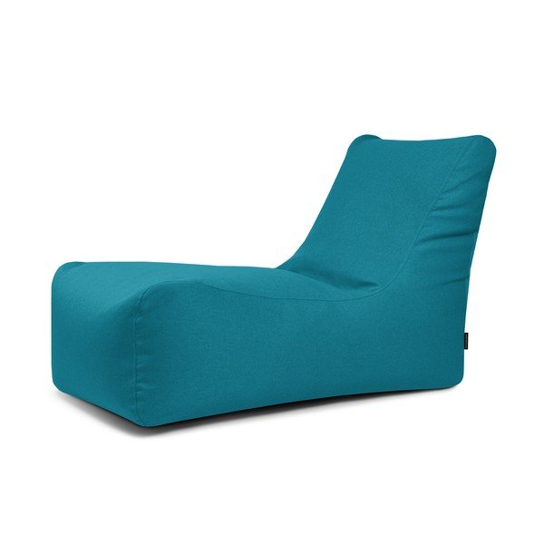 Tyrkysovomodrý sedací vak Lounge – SLOWDOWN