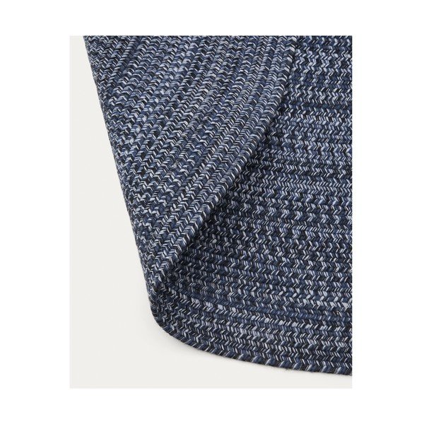 Tmavomodrý vonkajší koberec z recyklovaných vlákien 200x300 cm Sadent – Kave Home-image-3