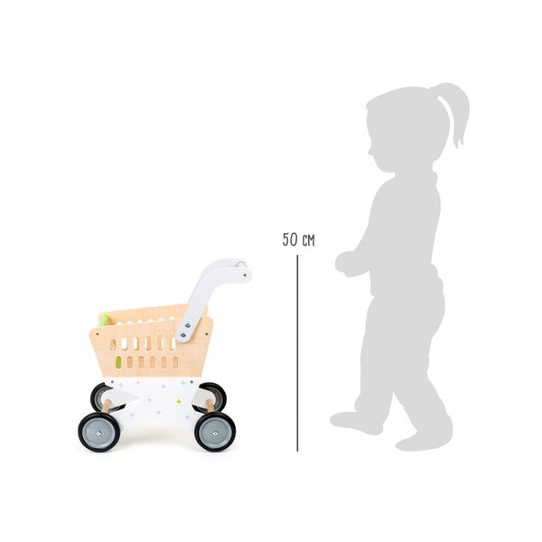 Detský drevený nákupný vozík Legler Shopping-image-4