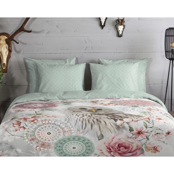 Zelené flanelové obliečky na jednolôžko 140x200 cm Omaira – HIP-image-2