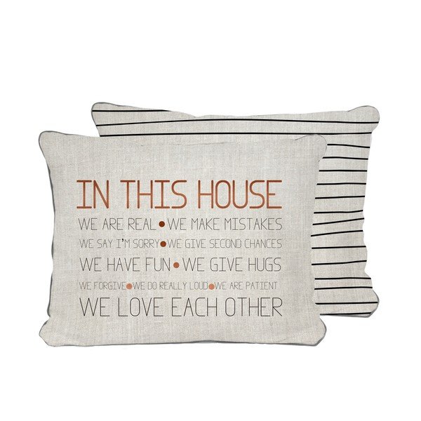 Béžový vankúš Really Nice Things House, 50 x 35 cm-image-2