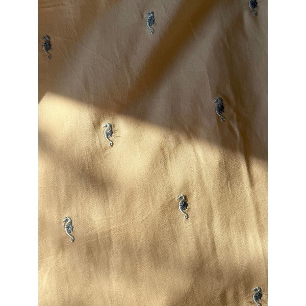 Svetložltá detská obliečka do postieľky z Bio bavlny 70x100 cm Sea Garden – Cam Cam Copenhagen-image-4