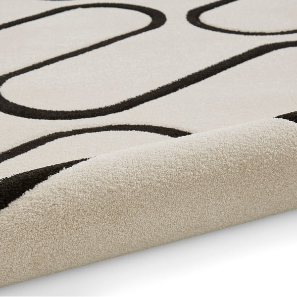Čierno-biely koberec 160x230 cm Linear Curve – Catherine Lansfield-image-3