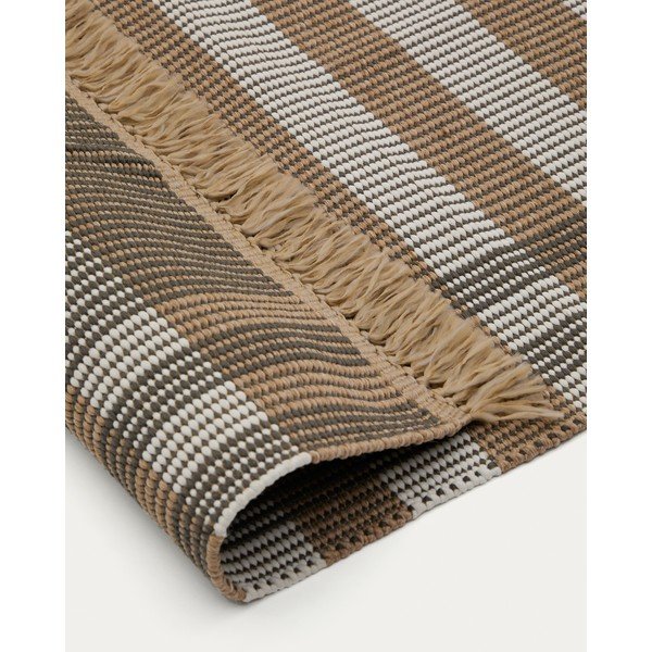 Béžový obojstranný/ručne tkaný koberec 60x90 cm Barani – Kave Home-image-4