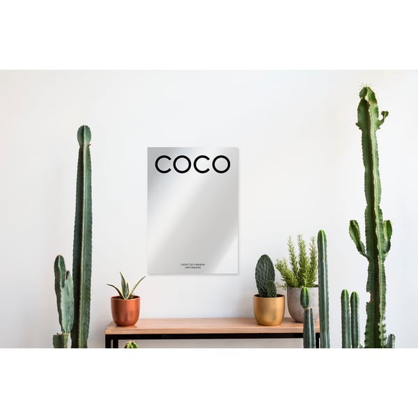 Nastenné zrkadlo 50x70 cm Coco Chanel - Little Nice Things-image-1