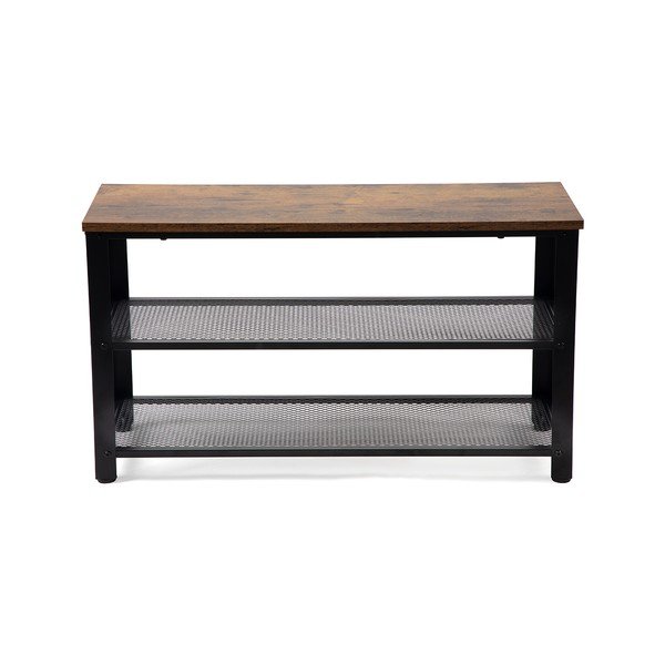 Čierny oceľový stojan na topánky 80x45x30 cm Arne – Bonami Essentials-image-2