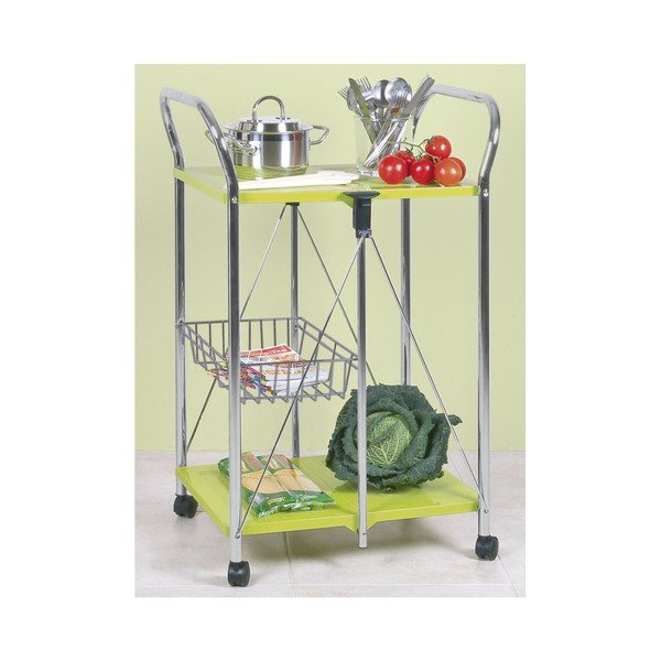 Kuchynská pojazdná polica Wenko Sunny Green-image-2