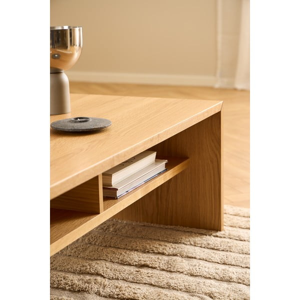 Konferenčný stolík v dekore duba v prírodnej farbe 60x120 cm Arlon – Actona-image-2