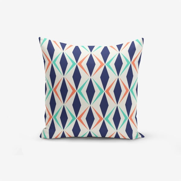 Obliečka na vankúš s prímesou bavlny Minimalist Cushion Covers Colorful Geometric Design, 45 × 45 cm