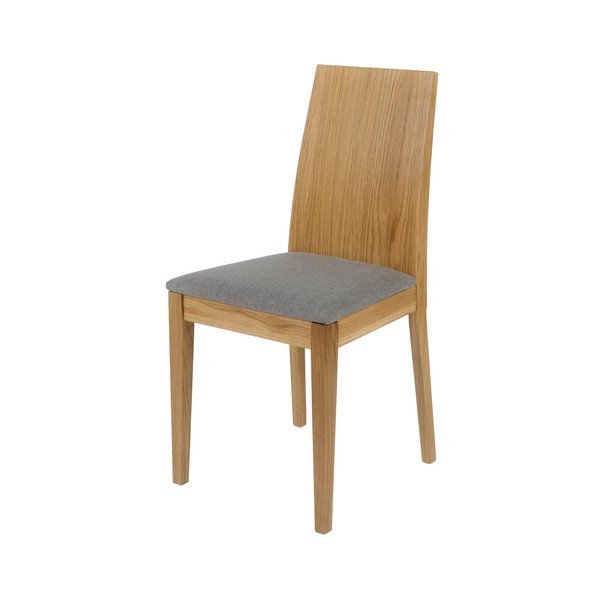 Sada 2 jedálenských stoličiek s podnožou z masívneho duba Woodman Niemi-image-1
