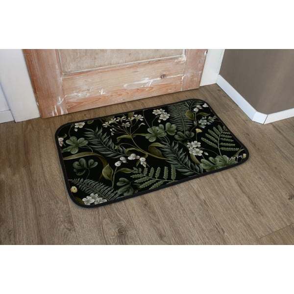 Rohožka 45x75 cm White and Green Beauty – Butter Kings-image-1