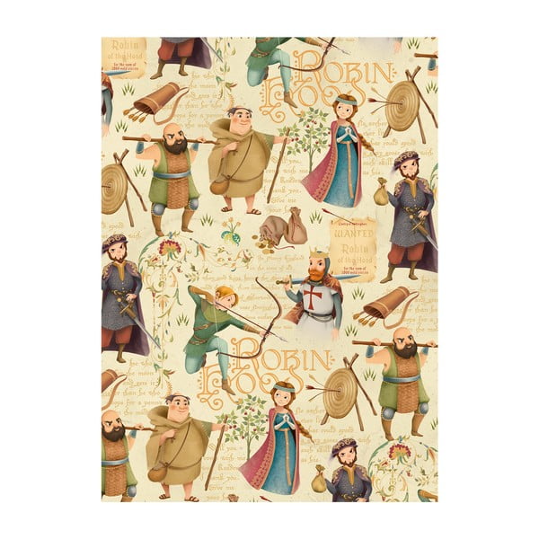 Poznámkový blok s perom 50 stránok formát A6 Robin Hood – Kartos-image-1