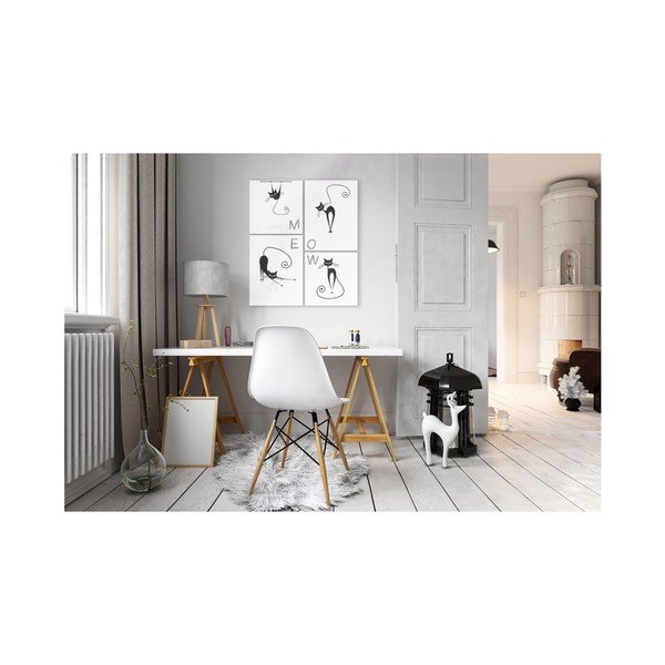 Viacdielny obraz Styler Scandi Cats, 64 × 74 cm-image-1