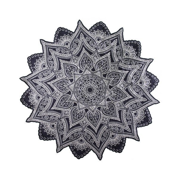 Koberec Vitaus Grisso, ⌀ 100 cm-image-1