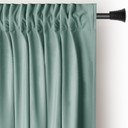 Svetlozelený zamatový dimout záves 140x245 cm Pleat – Restilo