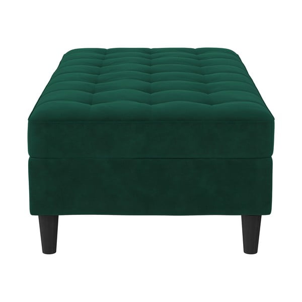 Zelená zamatová podnožka Presley – Støraa-image-3