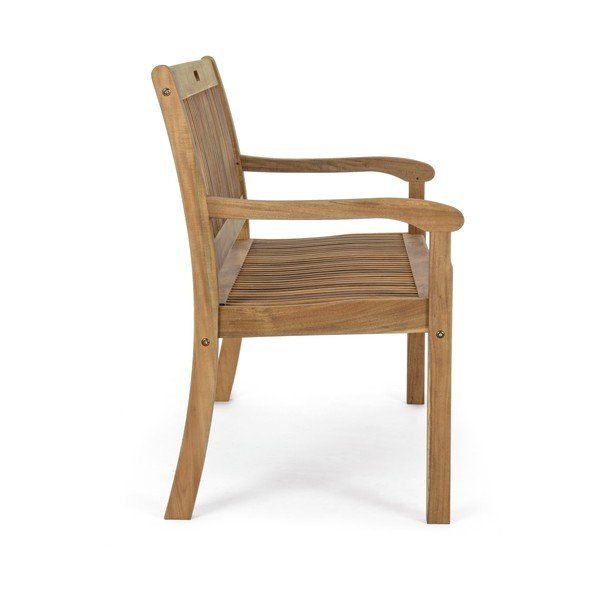 Drevená záhradná lavica v prírodnej farbe Noemi – Bizzotto-image-3