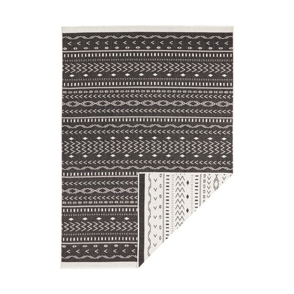 Čierno-krémový vonkajší koberec NORTHRUGS Kuba, 290 x 200 cm-image-2