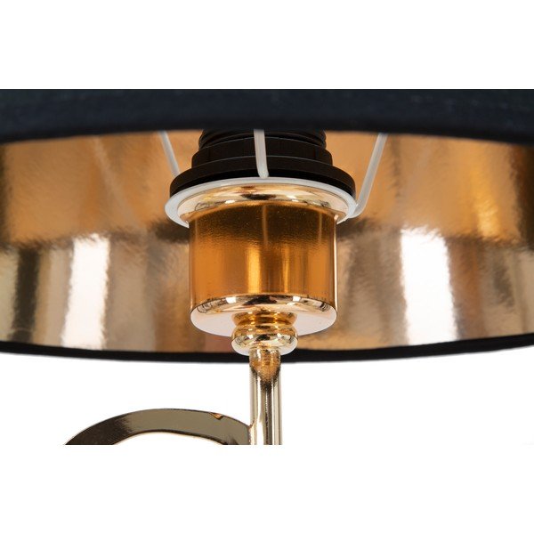 Stolová lampa v čierno-zlatej farbe Mauro Ferretti Glam Heart, výška 61 cm-image-3