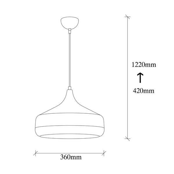 Závesné svietidlo v čierno-medenej farbe Opviq lights Yildo, ø 36 cm-image-3