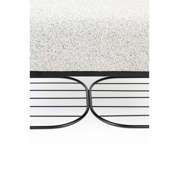 Svetlosivá lavica White Label Milou-image-4