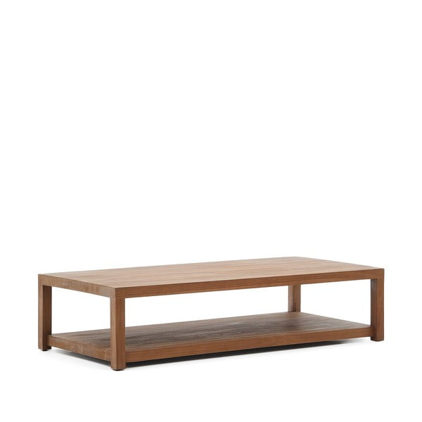 Konferenčný stolík z tíkového dreva v prírodnej farbe 70x150 cm Sashi – Kave Home