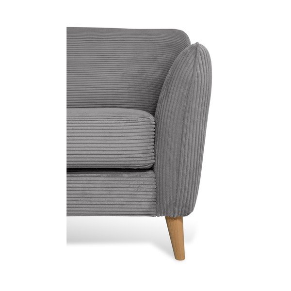 Tmavosivá menčestrová rohová pohovka (ľavý roh) Paris – Scandic-image-4