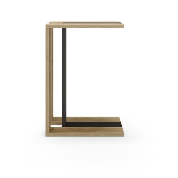 Odkladací stolík v dekore duba 40x30 cm Macha – Marckeric-image-3