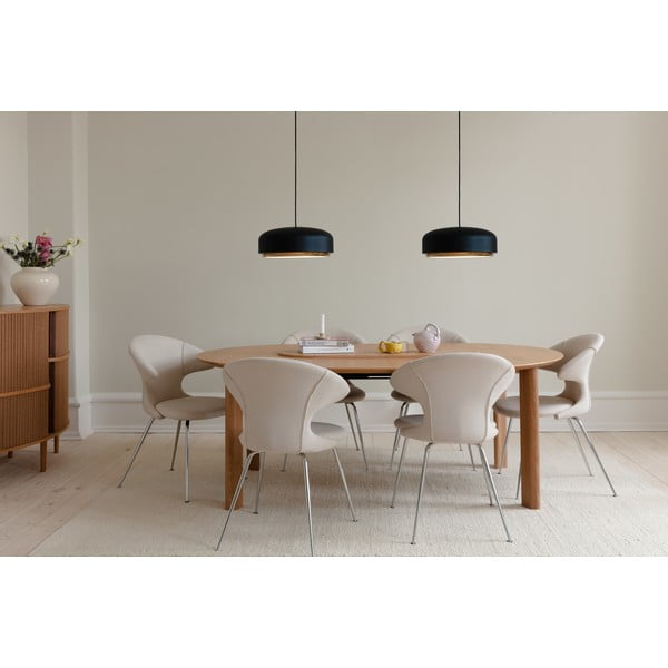 Čierne LED závesné svietidlo s kovovým tienidlom ø 40 cm Hazel medium – UMAGE-image-3