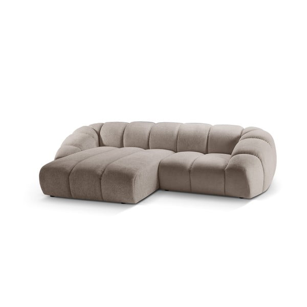 Béžová rohová pohovka (ľavý roh) Diana – Micadoni -image-2