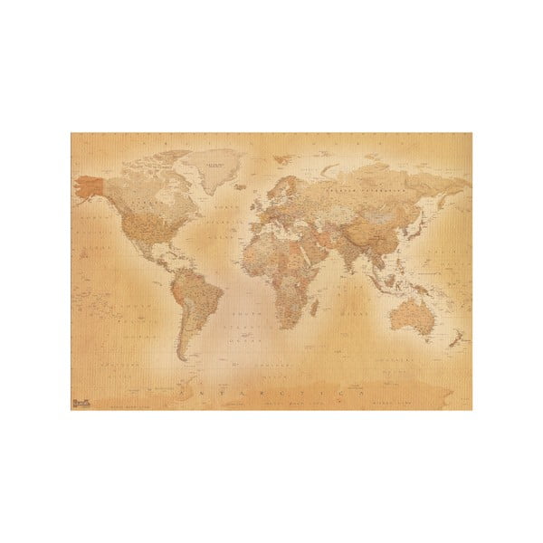 Veľkoformátová tapeta Stará mapa, 360 x 253 cm-image-1