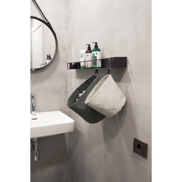 Látkový košík ø 17x17 cm Soft Storage – Bigso Box of Sweden-image-1