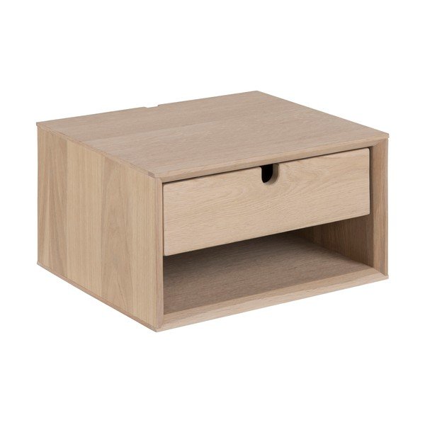 Závesný nočný stolík s 1 zásuvkou Actona Century, výška 21 cm-image-3