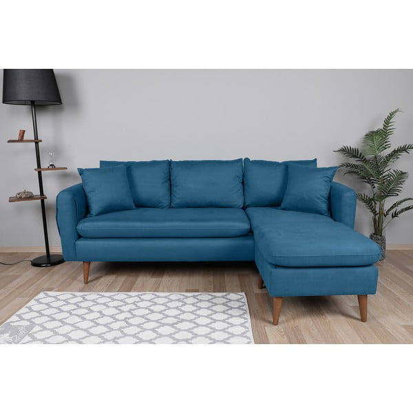 Modrá pohovka 215 cm Sofia – Balcab Home-image-1
