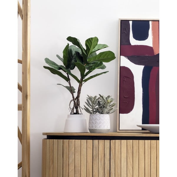 Umelý fikus (výška  60 cm) Lyrata – Kave Home-image-4