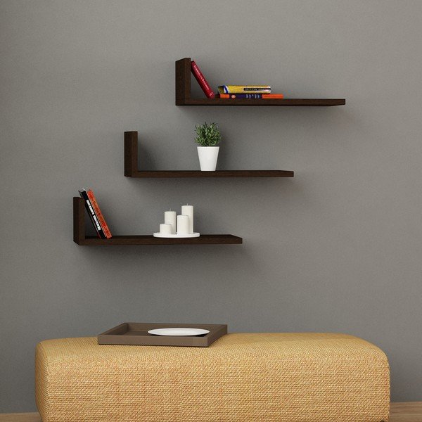 Polica L Model, wenge-image-1