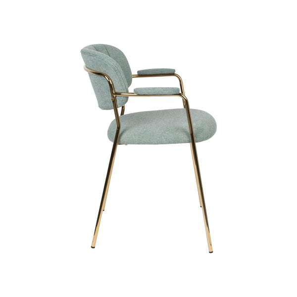 Svetlozelené jedálenské stoličky v súprave 2 ks Jolien – White Label-image-3