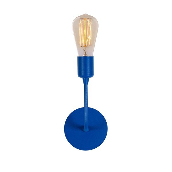 Modré nástenné svietidlo Simple Drop-image-4