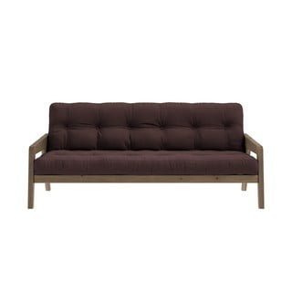 Hnedá rozkladacia pohovka 204 cm Grab - Karup Design