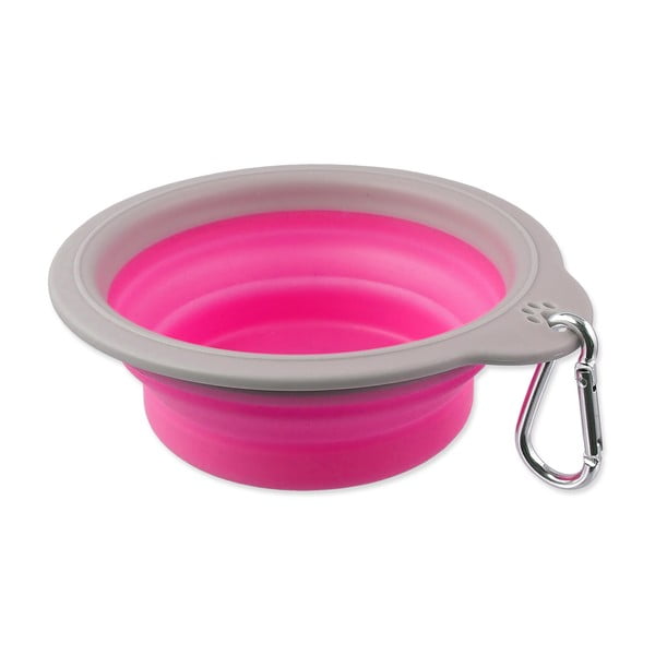 Plastová cestovná miska pre psa ø 15 cm Dog Fantasy – Plaček Pet Products
