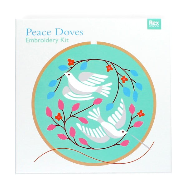 Súprava na vyšívanie Peace Doves – Rex London-image-2