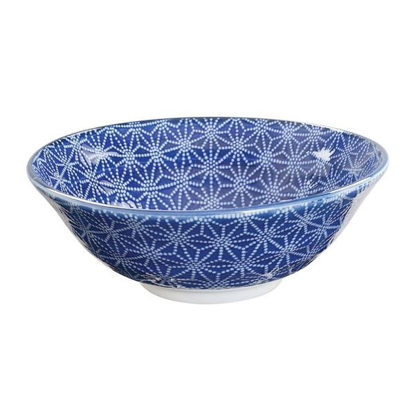 Modrá porcelánová misa Tokyo Design Studio Star, ⌀ 21 cm