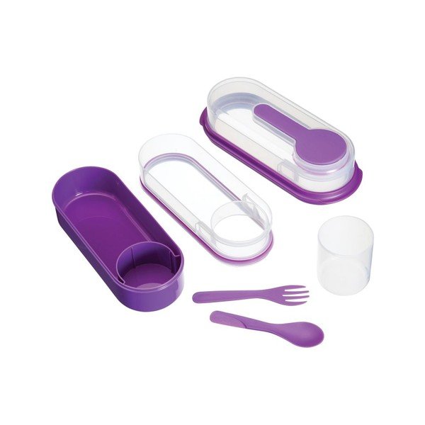 Fialový desiatový box Kitchen Craft Coolmovers Rectangular-image-1