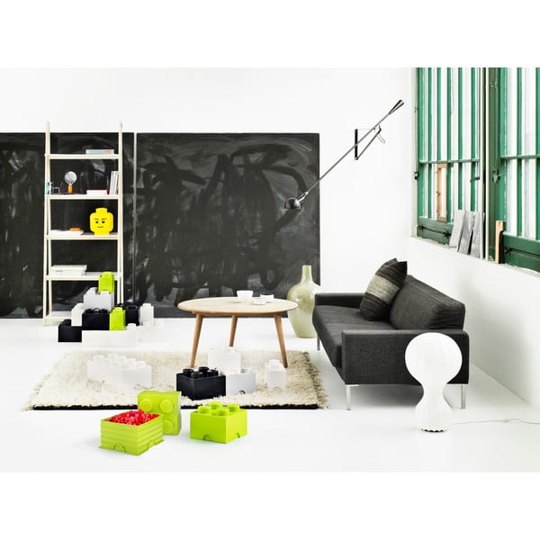 Čierny úložný box s dvoma zásuvkami LEGO®-image-2