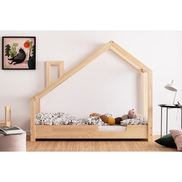 Domčeková posteľ z borovicového dreva Adeko Luna Carl, 70 x 190 cm
