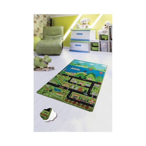 Detský koberec Happy City, 140 × 190 cm-image-1