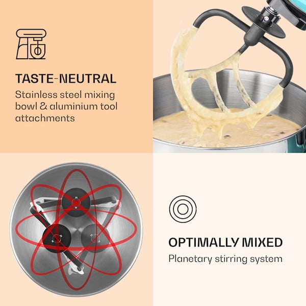 Béžový kuchynský robot Klarstein Bella Pico 2G-image-2