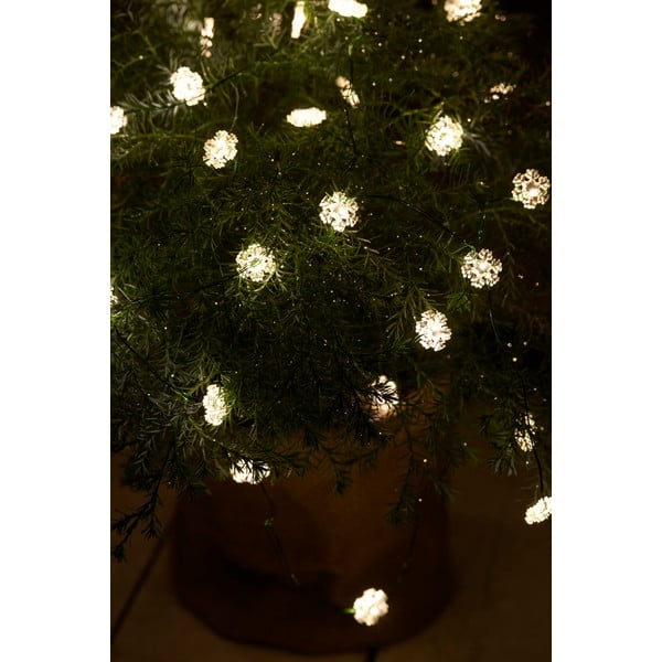 Svetelná LED reťaz Sirius Nynne Green, dĺžka 390 cm