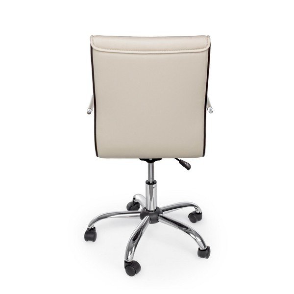 Taupe kancelárska stolička z imitácie kože Perth – Yes Everyday-image-4